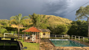 Vista do Rancho da Fumaça em Luminárias MG