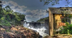 Cachoeira da Fumaça em Luminárias, proximo ao Rancho da Fumaça
