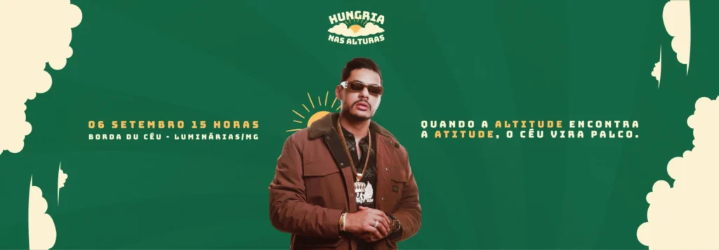 Banner Hungria no Borda du Céu em Luminárias MG