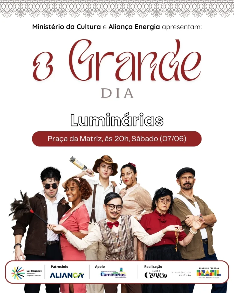 O Grande Dia Teatro em Luminárias