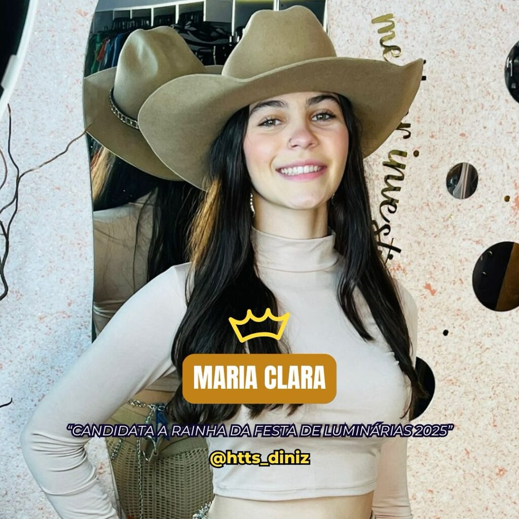 Conheça as finalistas do concurso para a Rainha da Tradicional Festa de Julho de Luminárias 3 Rainha da Festa de Julho 2025 Maria Clara