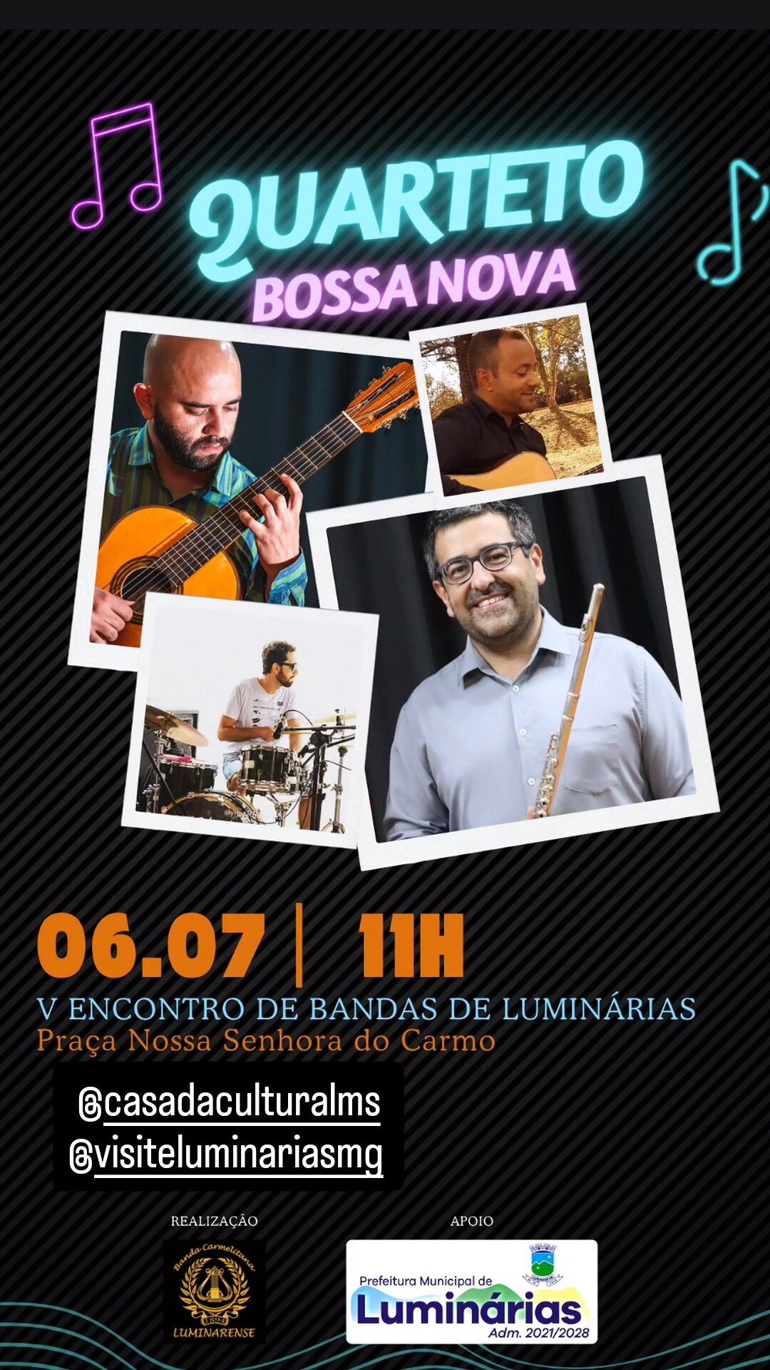 stories banda carmelitana V encontro de bandas luminárias