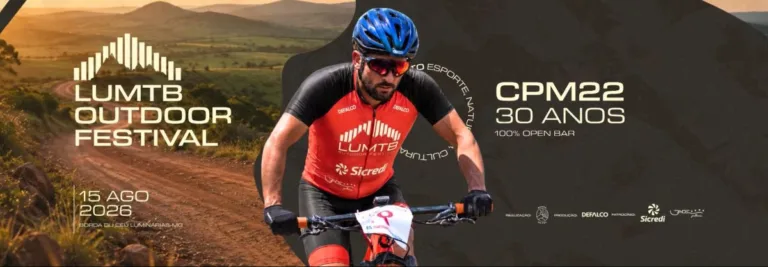 LUMTB Outdoor Festival 2026 com CPM22 Turnê 30 anos em Luminárias MG
