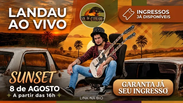 Sunset com Landau ao Vivo - Portal LumináriasMG