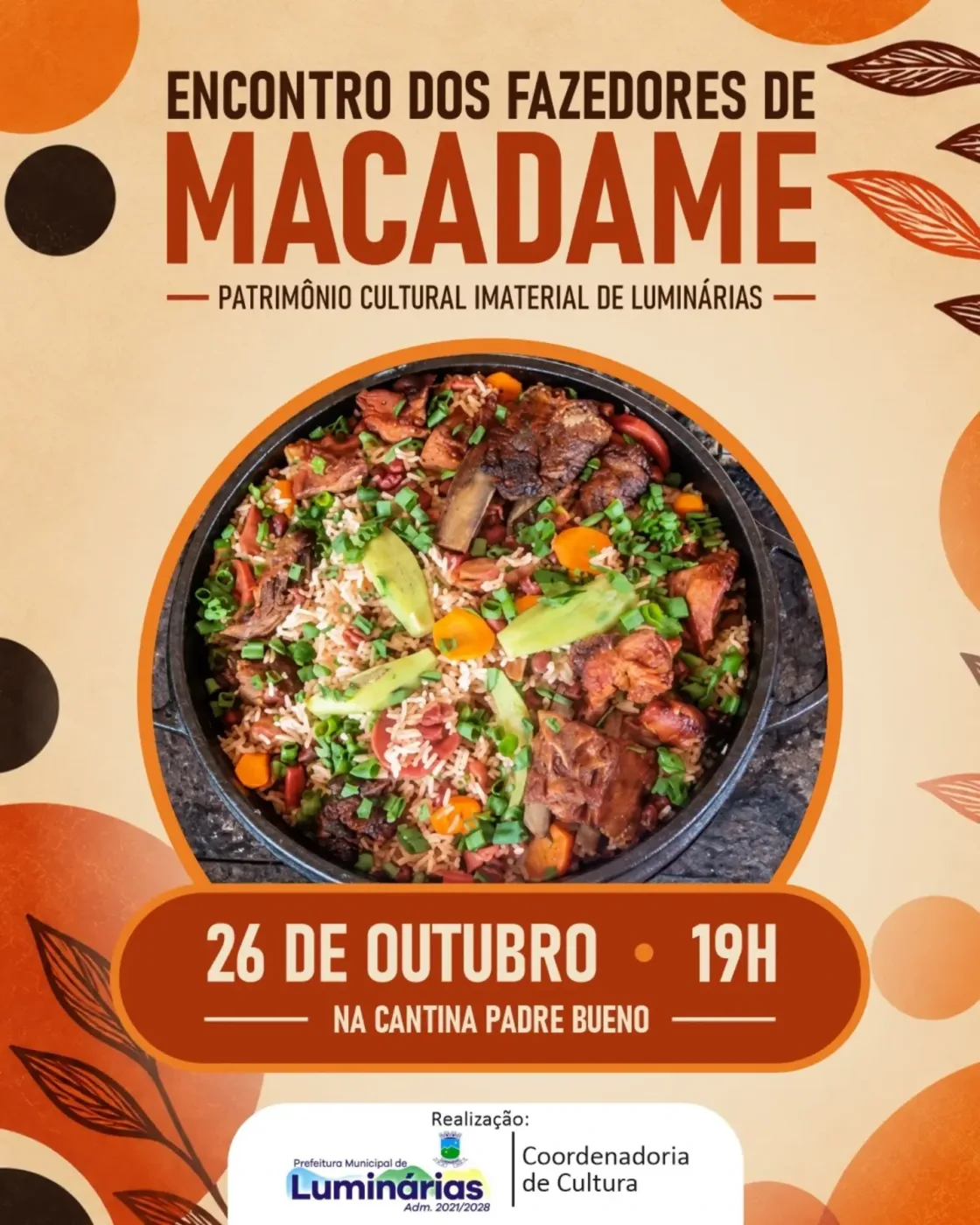 Encontro dos Fazedores de Macadame: patrimônio cultural imaterial de Luminárias, MG