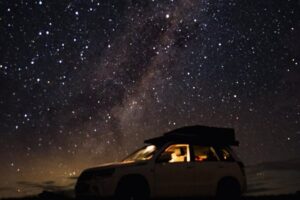 Astroturismo em Luminárias vista do céu estrelado